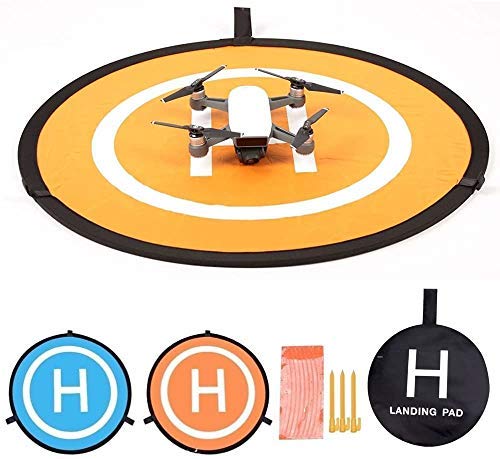 KINGWON 55cm Plegable Drone Landing Pad Pista de Aterrizaje Portátil para dji Mavic Pro, dji Mavic Air, dji Spark, dji Tello