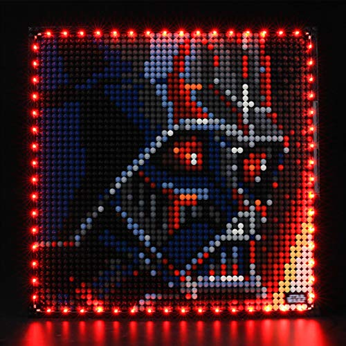 Kit de Iluminación LED para Lego 31200, Kit de Luces Compatible con Lego Art Los Sith (No Incluye Modelo Lego)