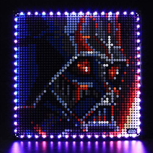 Kit de Iluminación LED para Lego 31200, Kit de Luces Compatible con Lego Art Los Sith (No Incluye Modelo Lego)