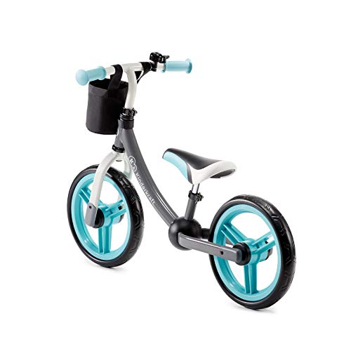 kk Kinderkraft Bici sin Pedales 2WAY Next, Cuadro Bajo, Sillín Blando, Unisex-Baby, Turquesa, 84 x 59 x 36