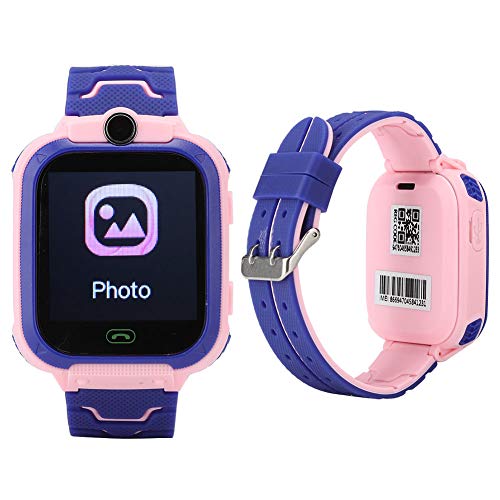 KUIDAMOS Reloj De Pulsera Digital, XP67, Resistente Al Agua, Resistente Al Agua, Reloj Inteligente HD, Protección Ocular, Pantalla Táctil para Niños, Regalo De 3 A 12 Años(Rosado)