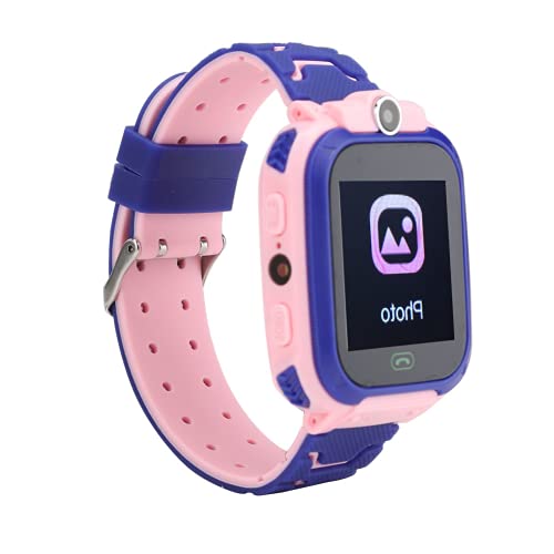 KUIDAMOS Reloj De Pulsera Digital, XP67, Resistente Al Agua, Resistente Al Agua, Reloj Inteligente HD, Protección Ocular, Pantalla Táctil para Niños, Regalo De 3 A 12 Años(Rosado)