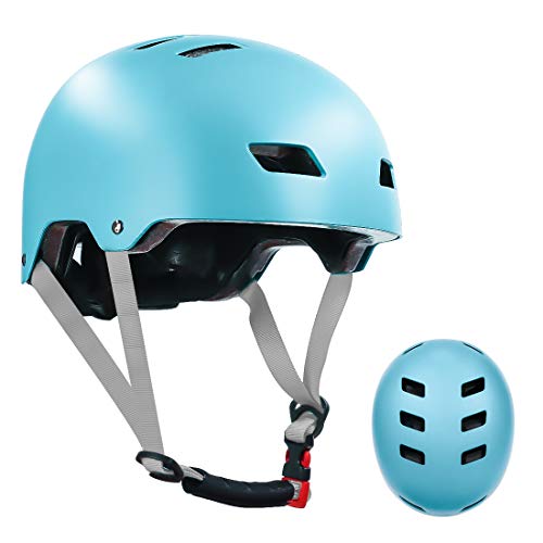 LANOVAGEAR Casco Skate,Casco Bicicleta con CE Certifiacdo,Unisex Adultos Jovenes Ninos Casco Patinete para Ciclismo Skate Patinaje Skateboard