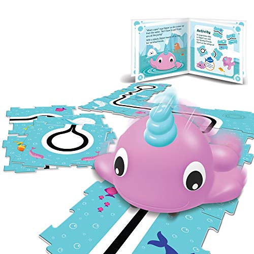 Learning Resources-La narval Dipper, codificadora Go-Pets de Coding Critters, Stem, Juguete para Aprender a codificar a una Edad temprana, Mascota interactiva, niños de 4+ años (LER3099)