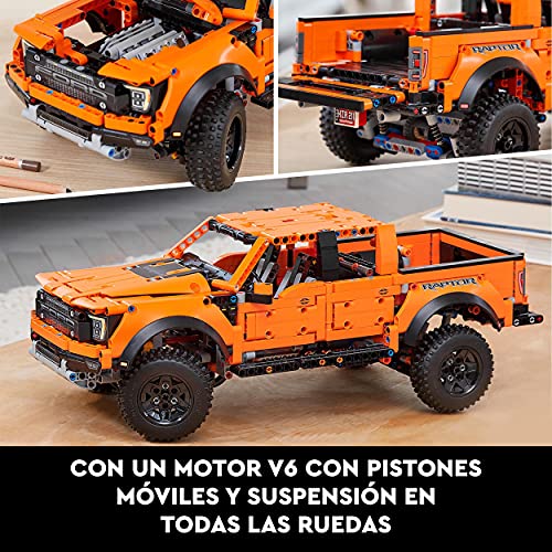 LEGO 42126 Technic Maqueta de Coche para Construir del Ford F-150 Raptor para Adultos, Modelo para Coleccionistas