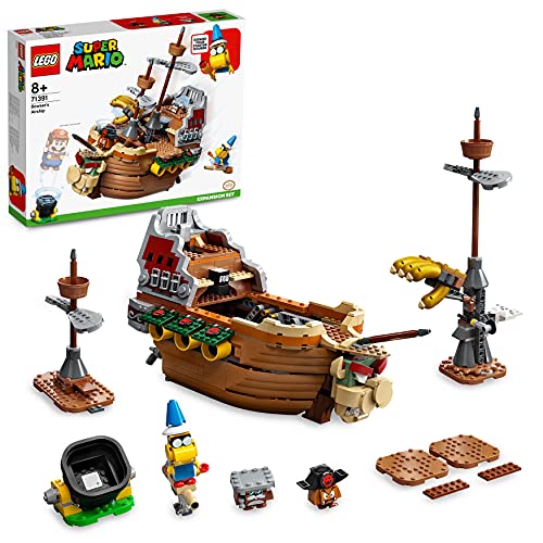 LEGO 71391 Super Mario Set de Expansión: Fortaleza Aérea de Bowser, Juguete de Construcción Coleccionable para Niños con Figuras