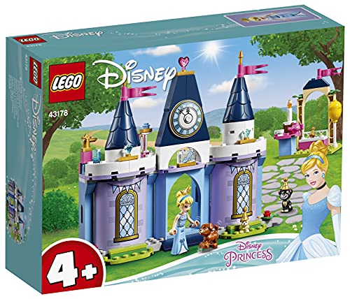 LEGO Disney Princess - Fiesta en el Castillo de Cenicienta, Set de Construcción con Castillo de la Película, Princesa Disney, a Partir de 4 Años (43178)