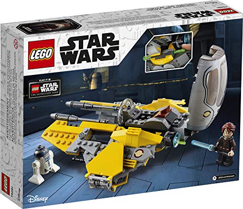 LEGO Star Wars Anakin’s Jedi Interceptor 75281 Building Toy for Kids, Anakin Skywalker Set to Role-Play Star Wars: Revenge of The Sith and Star Wars: The Clone Wars Action, New 2020 (248 Pieces)