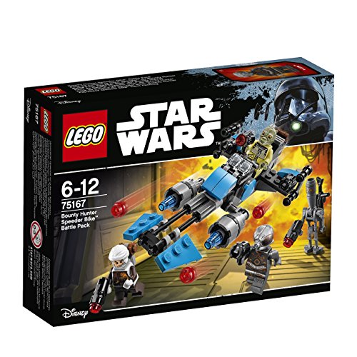 LEGO - Star Wars Pack De Batalla Speeder Bike De Bounty, Miscelanea (75167)