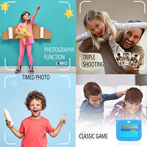 Leisure Cámara para Niños Infantil Cámara de Fotos Digital Cámara Juguete para Niños 2.0 Pulgadas 12MP 1080P Selfie Video Cámara Regalos Ideales para Niños Niñas con Tarjeta TF 32 GB Pink