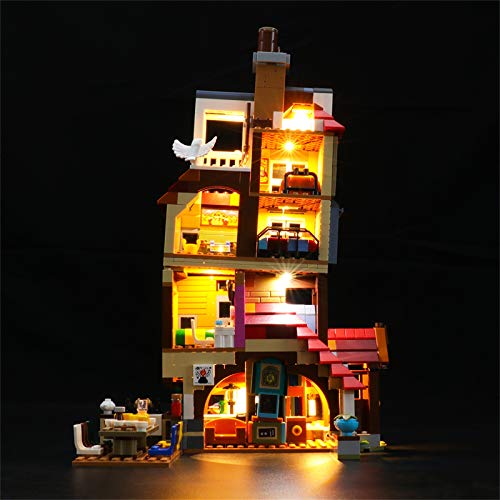 LIGHTAILING Conjunto de Luces (Harry Potter Ataque en la Madriguera) Modelo de Construcción de Bloques - Kit de luz LED Compatible con Lego 75980 (NO Incluido en el Modelo)