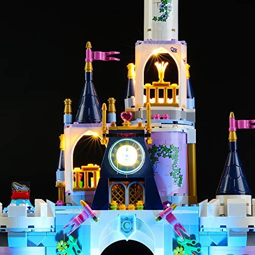 LIGHTAILING Conjunto de Luces (Princesas Disney Castillo de Ensueño de Cenicienta) Modelo de Construcción de Bloques - Kit de luz LED Compatible con Lego 41154 (NO Incluido en el Modelo)