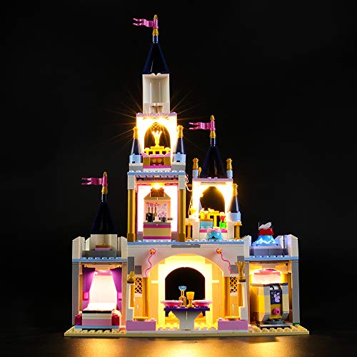 LIGHTAILING Conjunto de Luces (Princesas Disney Castillo de Ensueño de Cenicienta) Modelo de Construcción de Bloques - Kit de luz LED Compatible con Lego 41154 (NO Incluido en el Modelo)