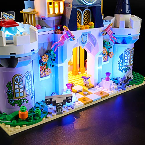 LIGHTAILING Conjunto de Luces (Princesas Disney Castillo de Ensueño de Cenicienta) Modelo de Construcción de Bloques - Kit de luz LED Compatible con Lego 41154 (NO Incluido en el Modelo)