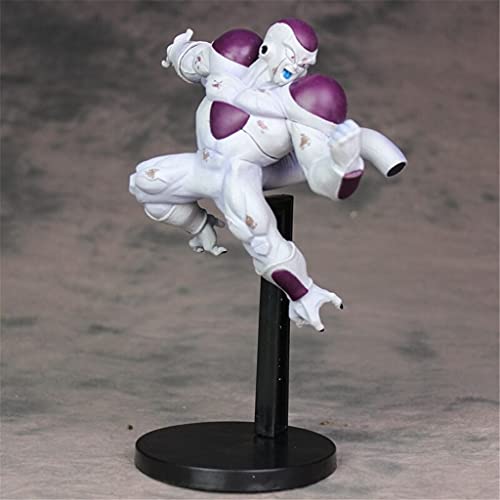 lilongjiao Dragon Ball Z Goku vs Freeza Full Power Ver.Super Saiyan Ultimate Form Frieza Frieza PVC Figura DBZ Goku Vegeta - 8.7 Pulgadas