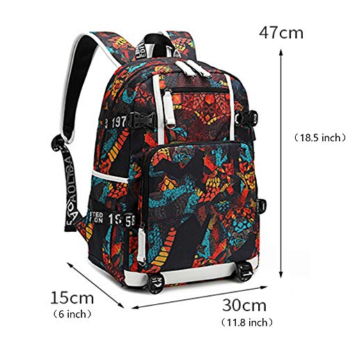 Lorh's store Jugador de fútbol Estrella Lionel Messi Luminosa Mochila multifunción Numero 10 Estudiante de Viaje Mochila fanáticos del fútbol Mochila para Hombres Mujeres (Estilo 3)