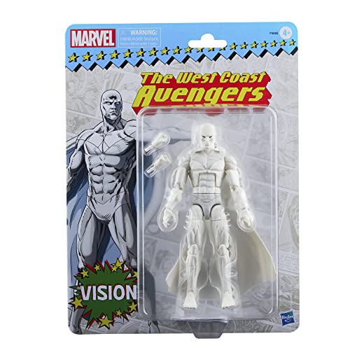 Marvel Legends Series - Vision - Figura Retro de 15 cm, 2 Accesorios