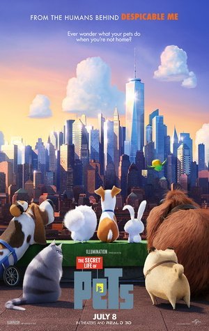 Mascotas (The Secret Life of Pets) - Max, perro blanco con manchas marrones 29cm - Calidad Super Soft