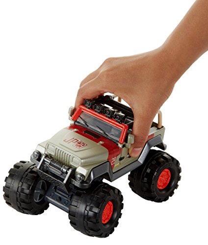 Mattel FMY49 Metal vehículo de juguete - Vehículos de juguete (Multicolor, Coche, Metal, Matchbox Jurassic World, 93 Jeep Wrangler, 3 año(s))