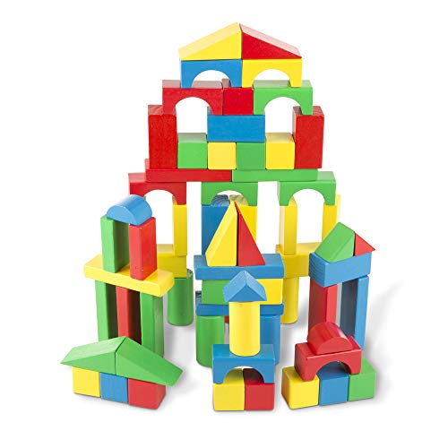 Melissa & Doug- Bloques de madera 100 piezas (10481)