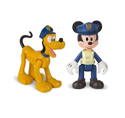 Mickey Mouse- Mickey+ Pluto POLICIA, Multicolor (Propio 182332)