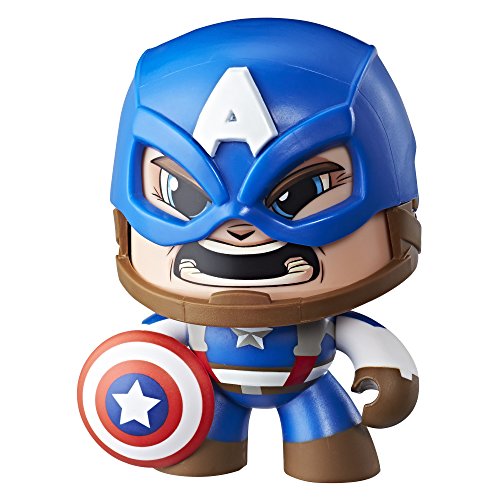 Mighty Muggs Figura coleccionable de Marvel, Capitán América, multicolor, Estándar (Hasbro E2163EU4) , color/modelo surtido