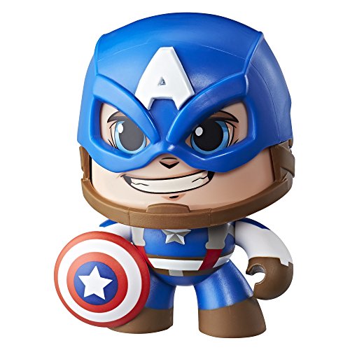 Mighty Muggs Figura coleccionable de Marvel, Capitán América, multicolor, Estándar (Hasbro E2163EU4) , color/modelo surtido