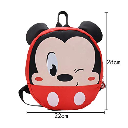 Mochila Infantil Mickey - WENTS Mochilas Escolares Material Escolar para Niñas Mochila Infantil con Mickey Mouse Minnie Mous Gran Capacidad Regalos para Niños