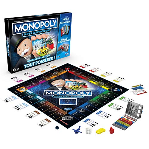 Monopoly Ultimate Rewards, Banco electrónico, Juego sin Billetes de Banco, tecnología sin Contacto, a Partir de 8 años