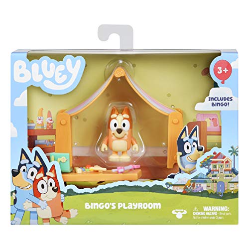 Moose Toys Bluey Playroom Action Figure Playset | Includes Bingo