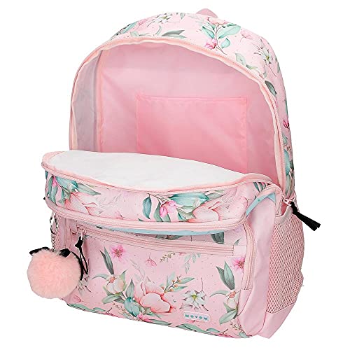 MOVOM Enjoy Every Moment Mochila Doble Compartimento con Carro Multicolor 33x46x17 cms Poliéster 25,81L