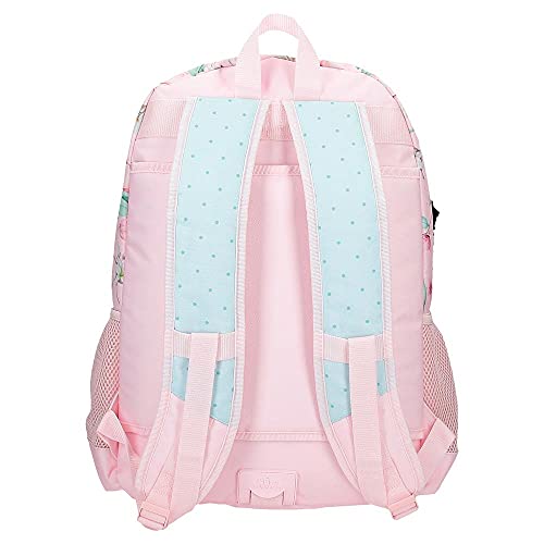 MOVOM Enjoy Every Moment Mochila Doble Compartimento con Carro Multicolor 33x46x17 cms Poliéster 25,81L