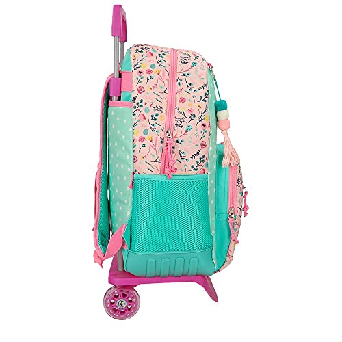 Movom Save The Planet Mochila con Carro Multicolor 33x45x17 cms Poliéster Reciclado 25.25L