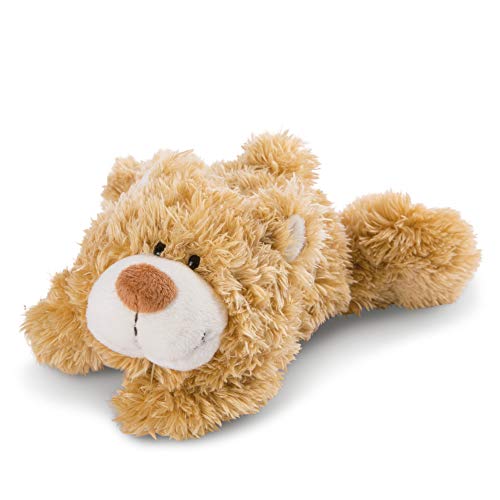 NICI 46512 Acostado de 20 cm I Oso Café Tradicional I Juguete Suave Esponjoso, niños y bebés I Osos de Peluche Rellenos, Color marrón