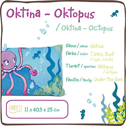 NICI- Cojín Rectangular Pulpo Oktina-Oktopus 43X25cm (45360)