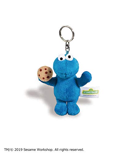 NICI Sesame Street Cookie Monster Keyring Blue 41960