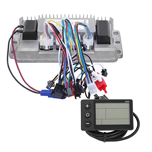 Nikou Controlador sin escobillas - 36/48V 1000W Triciclos eléctricos Controlador sinusoide sin escobillas de 3 Modos Instrumento LCD Conjunto de Alta eficiencia