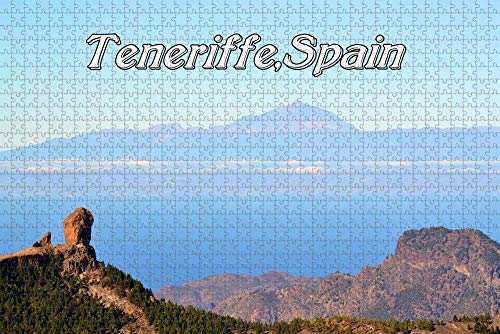 Nkcolehnhy 1000 pcs Puzzle pcs Puzzle Rompecabezas Tenerife, Islas Canarias, España educativos para niños Puzzle Game para