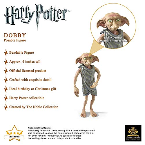 Noble Collection- Harry Potter Figura Dobby, Multicolor (NN7365)