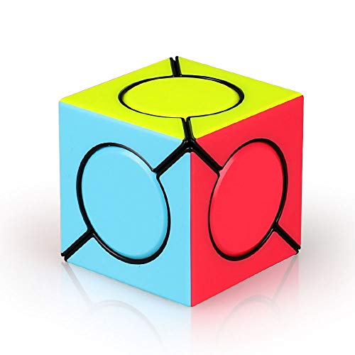 OJIN MO Fang GE Fangyuan Skewb Irregular Six Spot Cube Puzzle Mofangge fangyuan Cube Skewb Puzzle Cube con un trípode de Cubo (Sin Etiqueta)