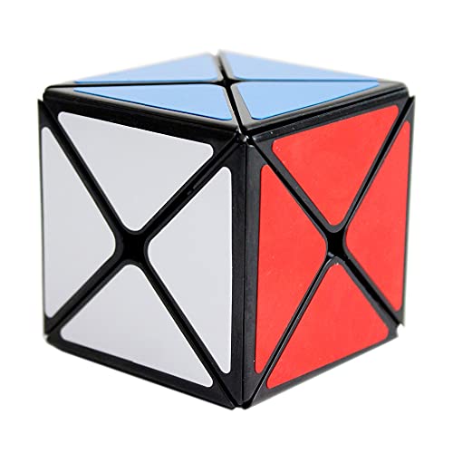 Oostifun Gobus Sengso Shengshou Dino Cube Legend 8 Axis X Magic Cube Dino Skew Irregular Puzzle Cube Negro