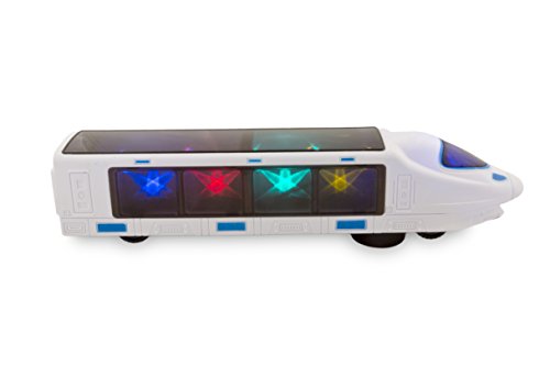 PALESTRAKI Ferrocarril eléctrico para niños - con iluminación LED y música. Gran cumpleaños. Regalo para niños Desde y Mayores de 3 años.