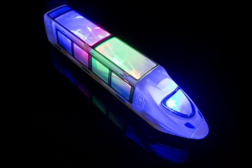 PALESTRAKI Ferrocarril eléctrico para niños - con iluminación LED y música. Gran cumpleaños. Regalo para niños Desde y Mayores de 3 años.