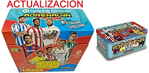 Panini - Caja con 50 Sobres + Tin Box Adrenalyn XL 2020-2021.