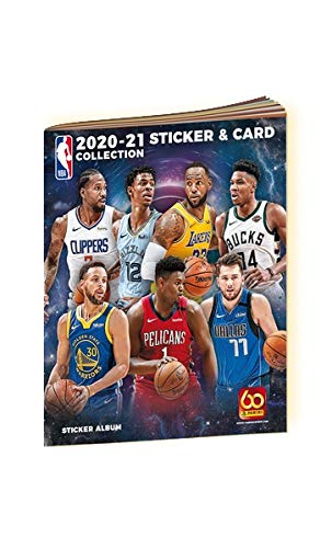 Panini France SA Avec Son Range-Cartes + 3 pochettes Dont 1 GRATUITE NATL Basketball Assoc (NBA) 2020-21-Álbum de Fotos (2 Bolsillos, 1 grato y Tarjetero) (003982SPCFGD)