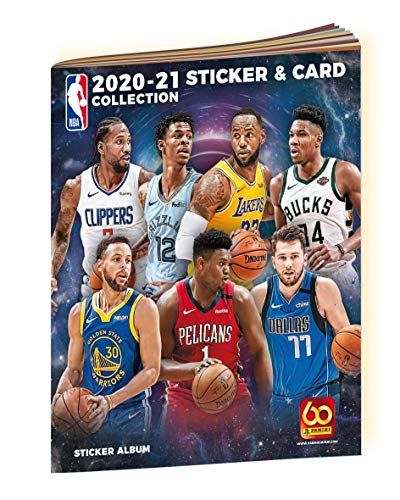 Panini France SA Avec Son Range-Cartes + 3 pochettes Dont 1 GRATUITE NATL Basketball Assoc (NBA) 2020-21-Álbum de Fotos (2 Bolsillos, 1 grato y Tarjetero) (003982SPCFGD)