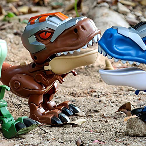 para niños de 4 años en adelante, Juguete de Dinosaurio Jurassic World Stomp 'N Escape Tyrannosaurus Rex Camp Cretácico de Juguete de Dinosaurio