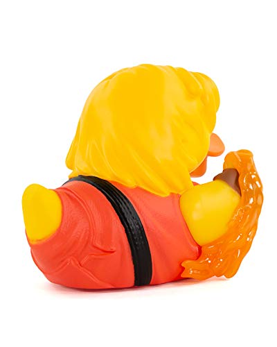 Pato de baño coleccionable - Figura Tubbz Street Fighter - Figura Ken│Figura coleccionable Street Fighter - Producto con licencia oficial