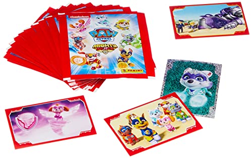 Paw Patrol 5 Mighty Pups- Paw Patrol Caja 50 Sobres, Multicolor (Panini España, S.A 1)