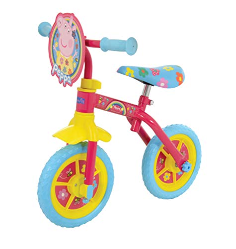 Peppa Pig M004176 2in1 - Entrenamiento para bicicleta, 25,4 cm, multicolor